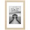 Americanflat Picture Frame with Wide Molding with Mat - Modern Wide Picture Frame - Plexiglass Cover - Hanging Hardware - Includes Easel